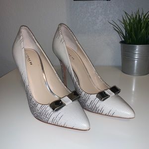Coach white pumps size 10